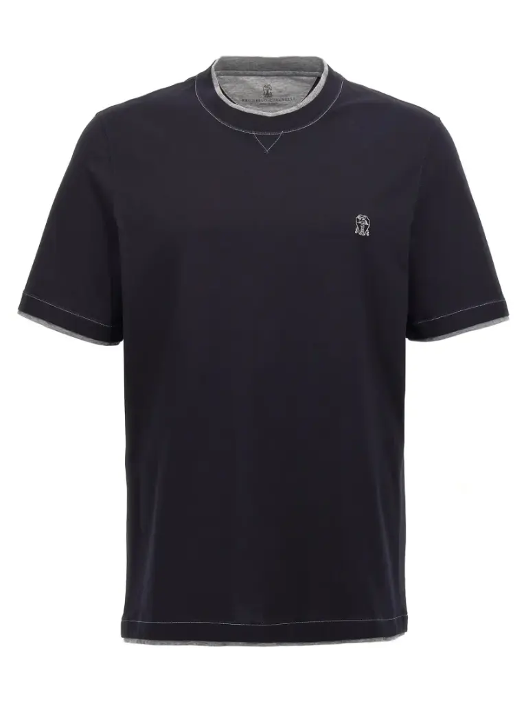 Navy Blue Layered T-shirt