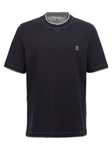 Navy Blue Layered T-shirt