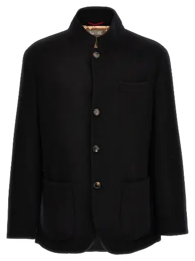 Black Single Breasted Blazer